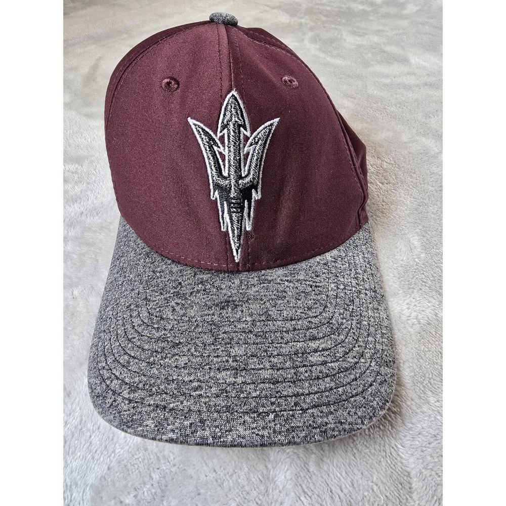 Arizona State Sun Devils Hat Cap Small Zephyr‎ Maroon Gray Baseball